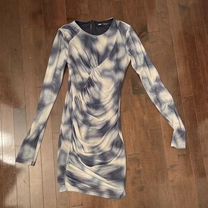 Zara Medium Blue Mesh Women's Dress